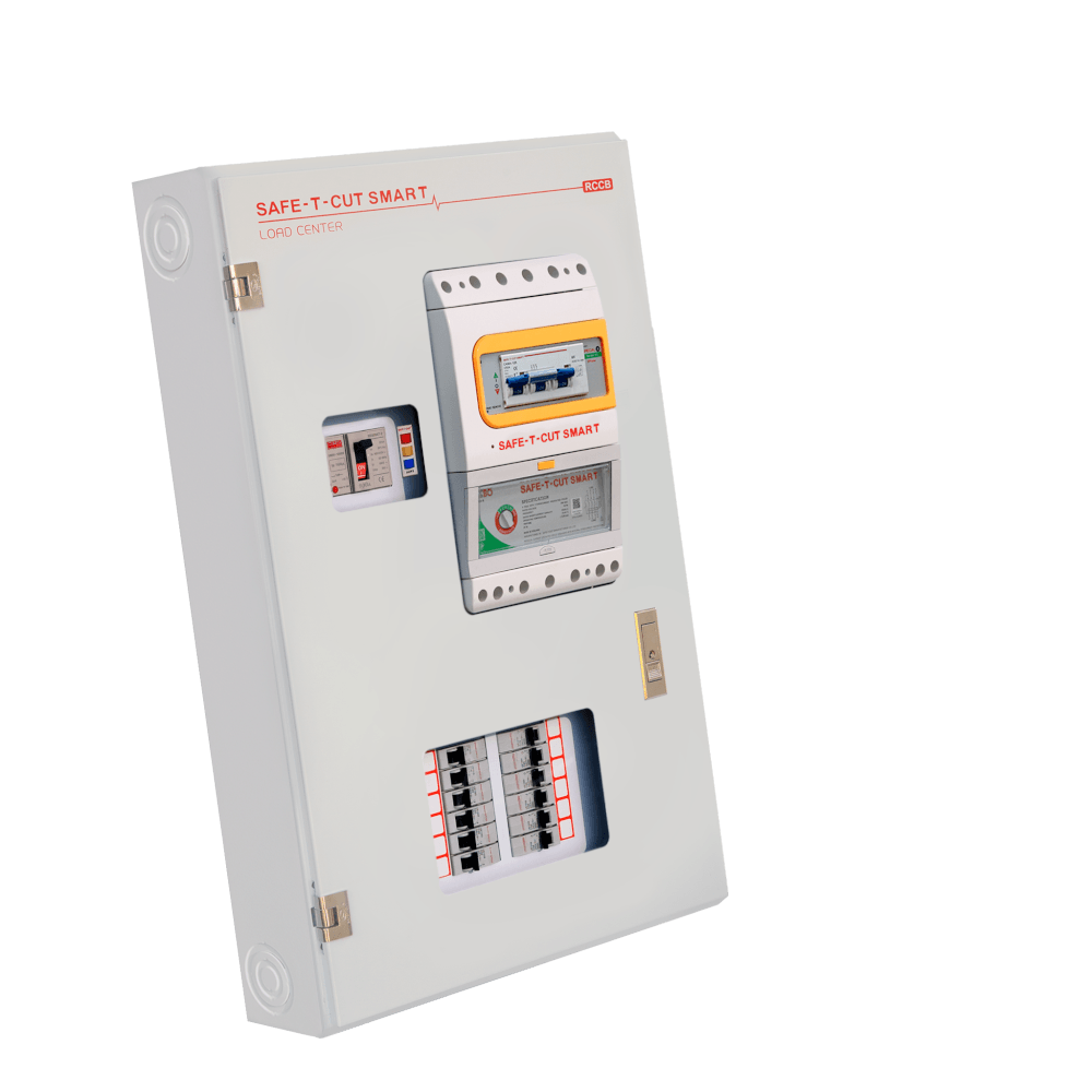 ตู้โหลดเซ็นเตอร์ พร้อมเมนกันดูด RCBO USA ขนาด 12 ช่อง พิกัด 100 แอมป์ เซฟ-ที-คัท สมาร์ท_1